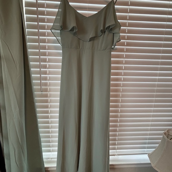 Birdy Grey Light Green Maxi Dress - Picture 2 of 4